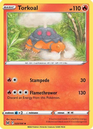 Torkoal 23/196 - Reverse Holofoil