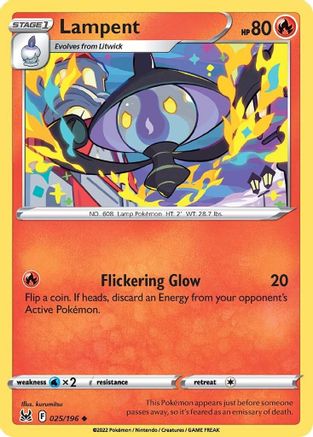 Lampent 25/196 - Reverse Holofoil