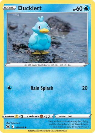 Ducklett 46/196 - Reverse Holofoil