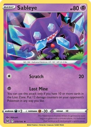 Sableye 70/196 - Holofoil