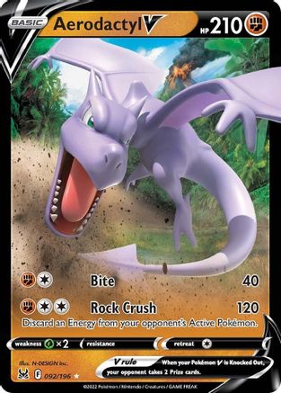 Aerodactyl V 92/196 - Holofoil