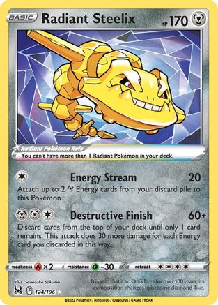 Radiant Steelix 124/196 - Holofoil