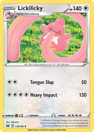 Lickilicky 139/196 -