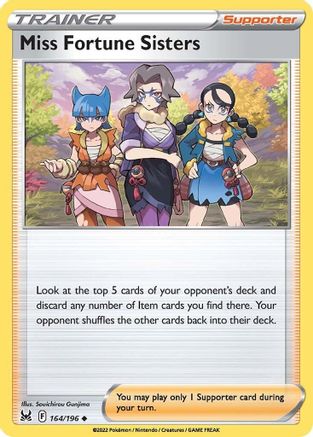 Miss Fortune Sisters 164/196 - Reverse Holofoil