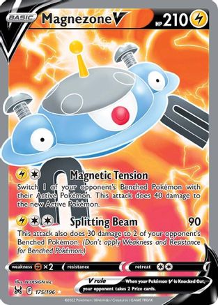 Magnezone V (Full Art) 175/196 - Holofoil