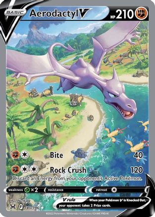 Aerodactyl V (Alternate Full Art) 180/196 - Holofoil