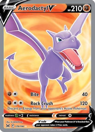 Aerodactyl V (Full Art) 179/196 - Holofoil