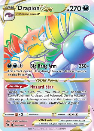 Drapion VSTAR (Secret) 200/196 - Holofoil