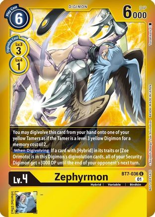 Zephyrmon (Event Pack 3) (BT7-036) - Next Adventure Foil