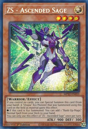 ZS - Ascended Sage (MP22-EN059) - 2022 Tin of the Pharaoh's Gods 1st Edition