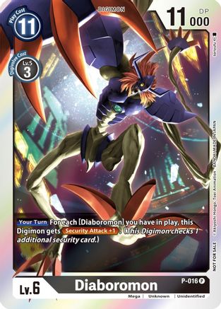 Diaboromon - P-016 (Event Pack 3) (P-016) - Digimon Promotion Cards Foil