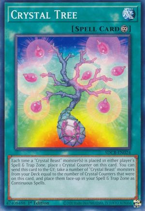 Crystal Tree (SDCB-EN024) - Structure Deck: Legend of the Crystal Beasts 1st Edition