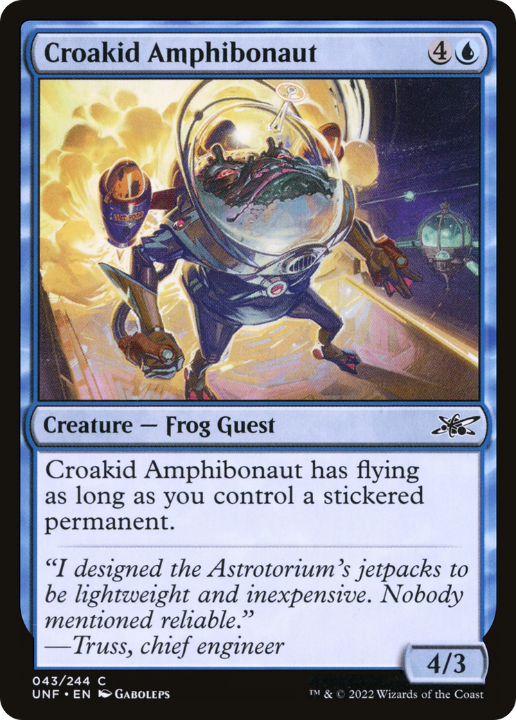 Croakid Amphibonaut (UNF-043) -  Foil