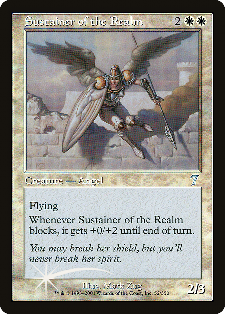 Sustainer of the Realm (7ED-52★) -  Foil