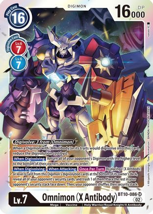 Omnimon (X Antibody) (BT10-086) - Xros Encounter Foil