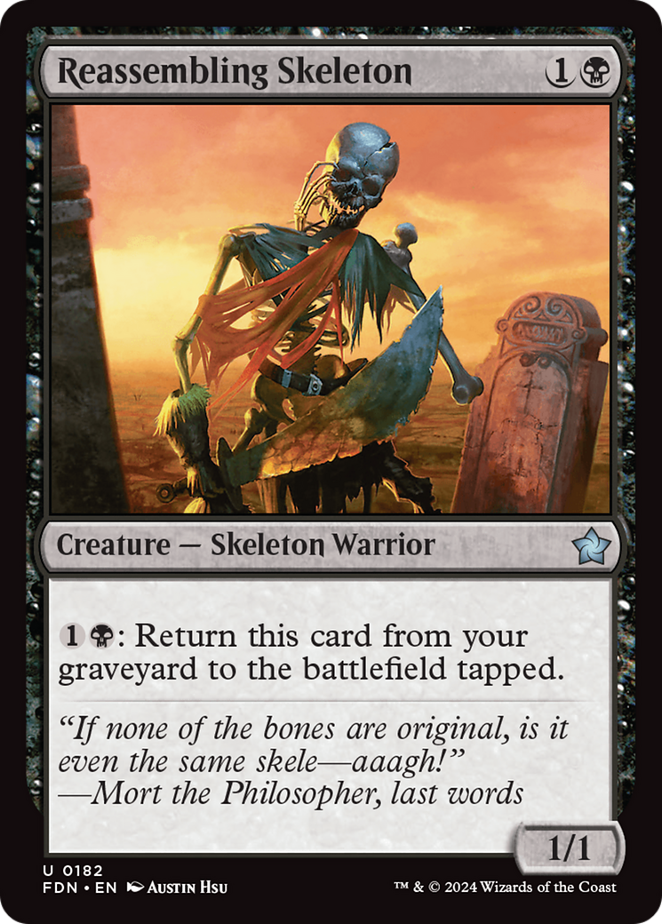 Reassembling Skeleton (FDN-182) -  Foil