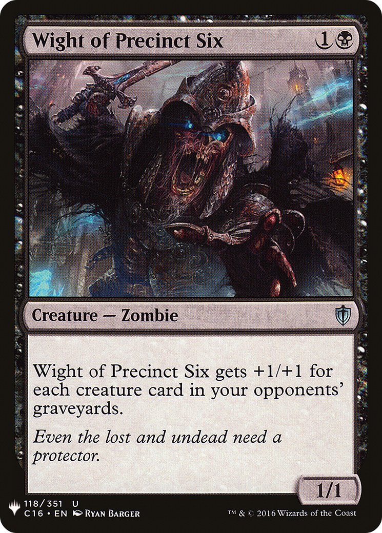 Wight of Precinct Six (LIST-C16-118) -