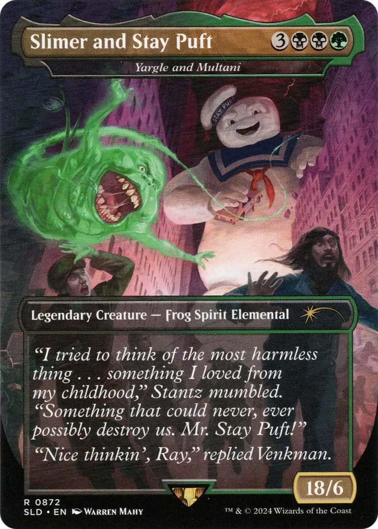 Yargle and Multani (SLD-872) -  / Slimer and Stay Puft Foil