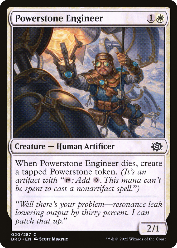 Powerstone Engineer (BRO-020) -  Foil