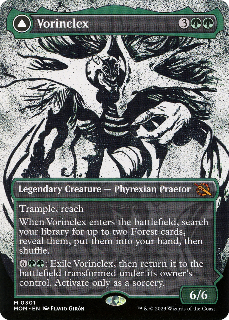 Vorinclex // The Grand Evolution (MOM-301) - : (Showcase) (Borderless) Foil