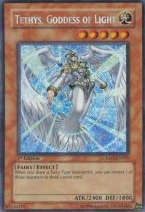 Tethys, Goddess of Light (CRMS-EN095) - Crimson Crisis 1st Edition