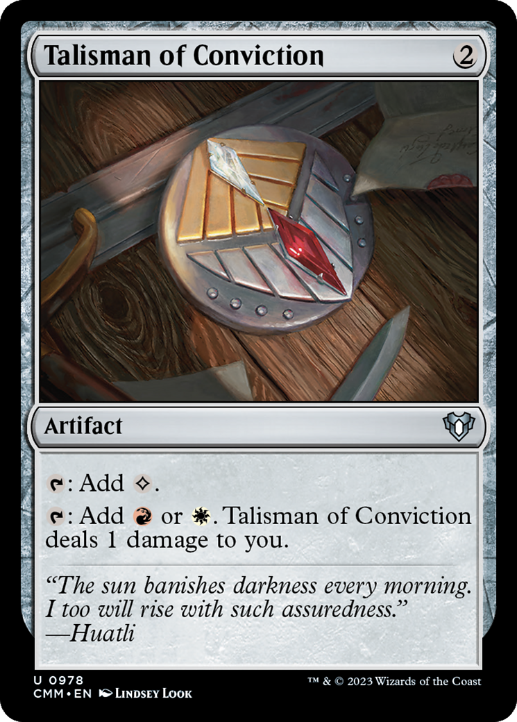 Talisman of Conviction (CMM-978) -