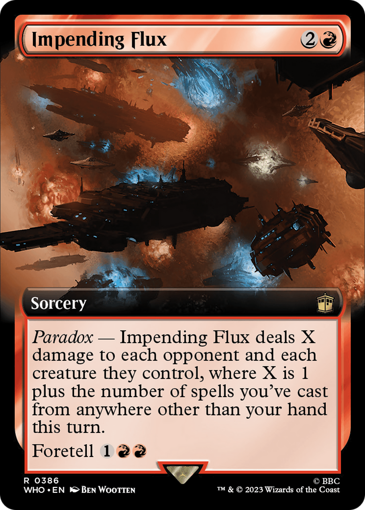 Impending Flux (WHO-386) - : (Extended Art) Foil