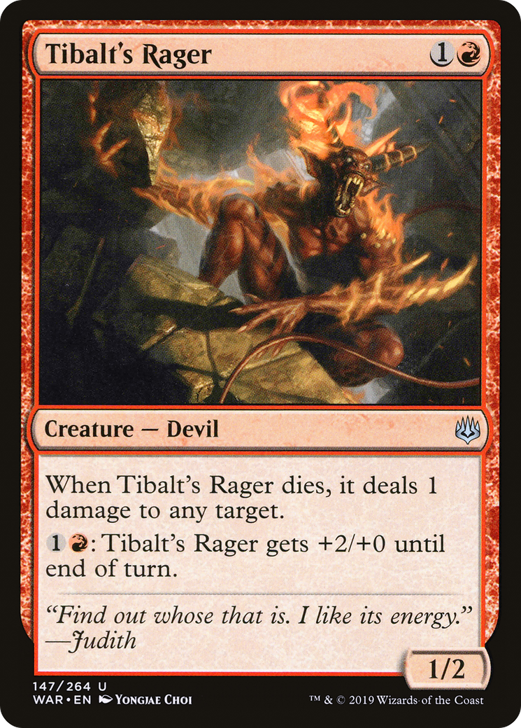 Tibalt's Rager (WAR-147) -  Foil