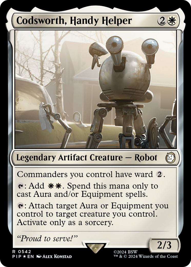 Codsworth, Handy Helper (PIP-542) -  Foil