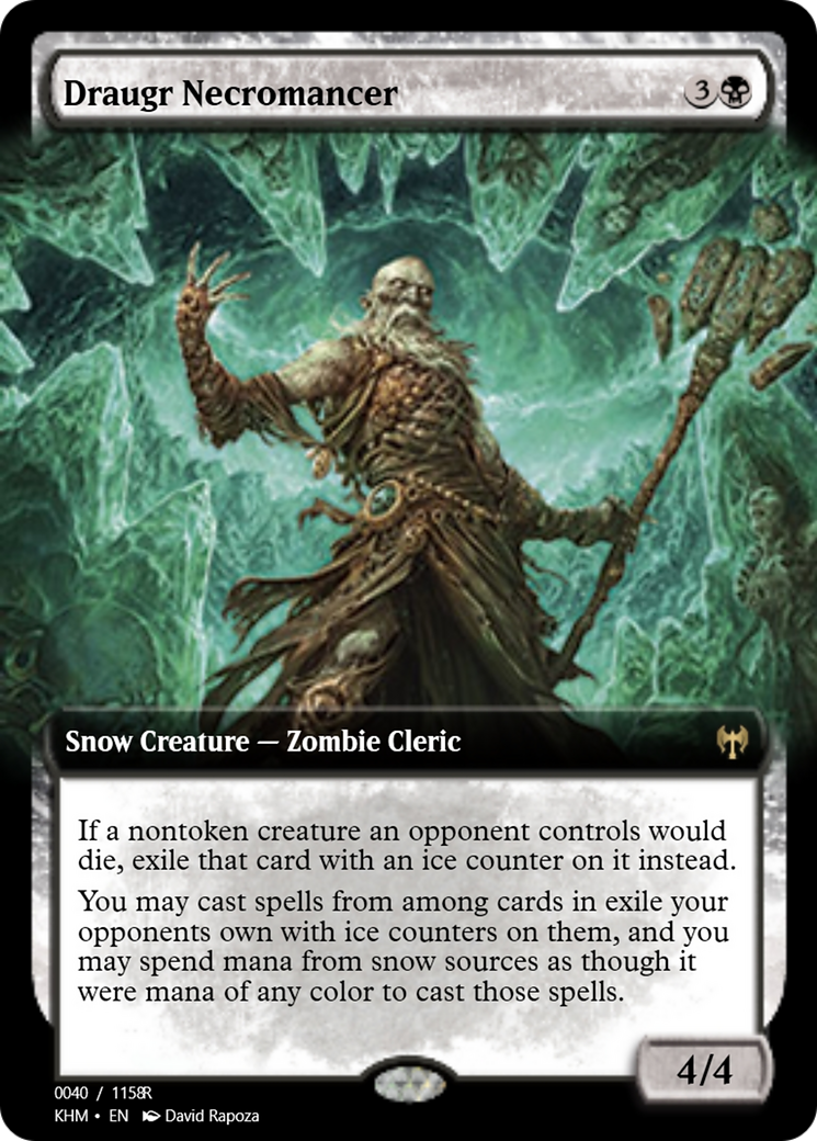 Draugr Necromancer (PRM-88280) - : (snow) Foil