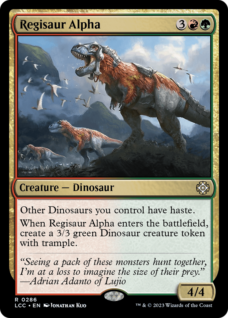 Regisaur Alpha (LCC-286) -