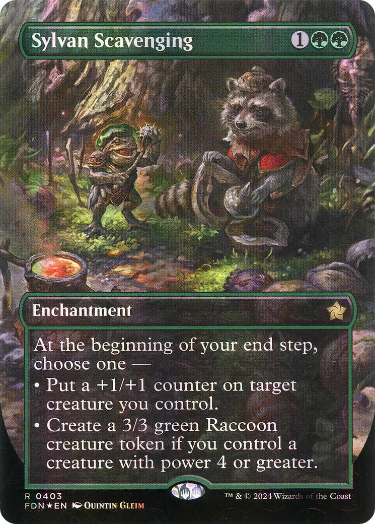 Sylvan Scavenging (FDN-403) -  (Borderless) Foil