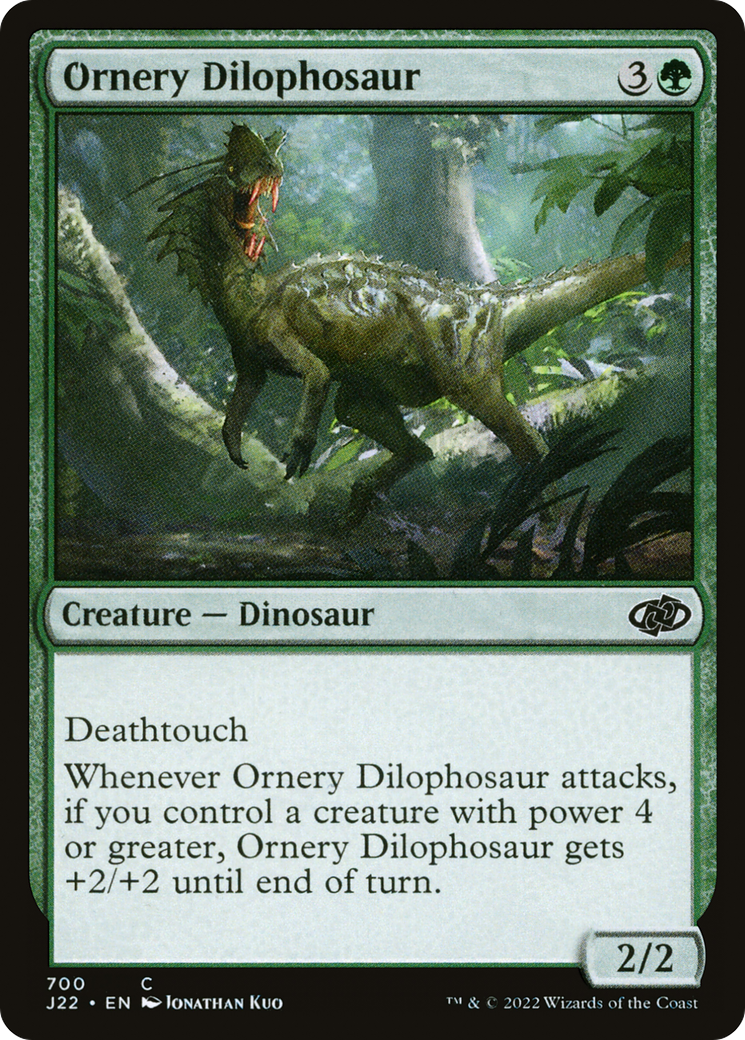 Ornery Dilophosaur (J22-700) -