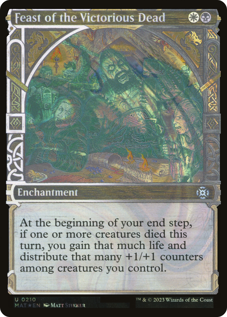 Feast of the Victorious Dead (MAT-210) - : (Showcase) Foil