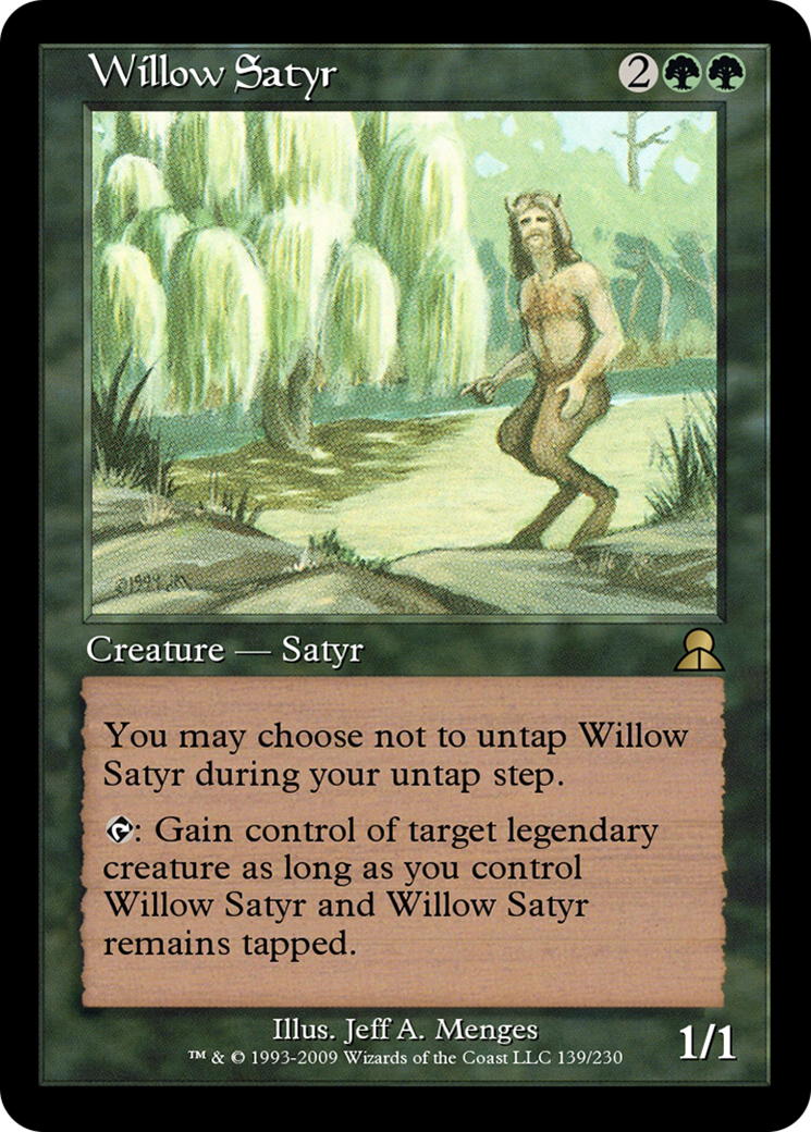 Willow Satyr (ME3-139) -  Foil