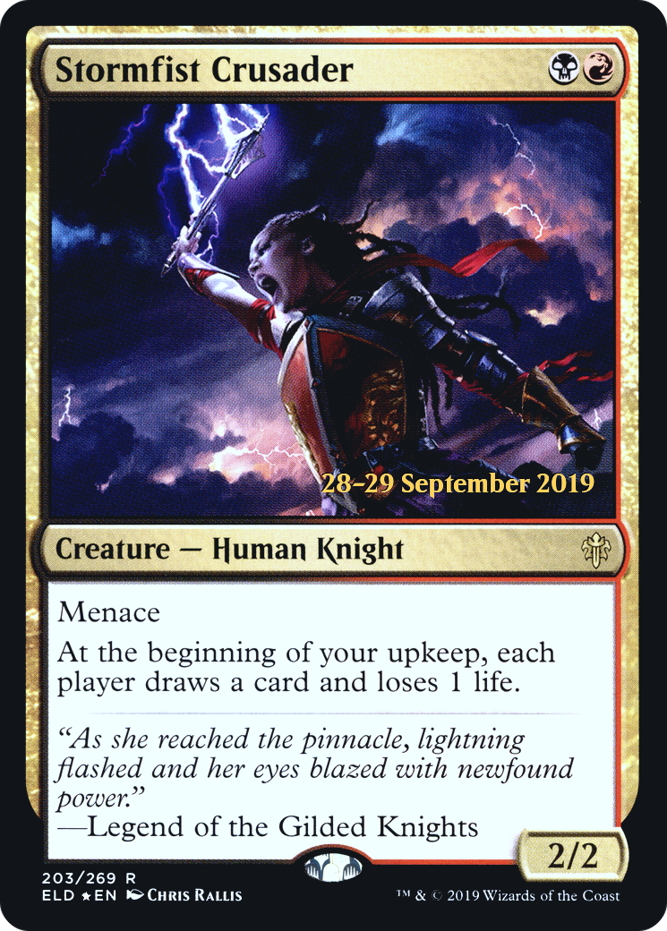 Stormfist Crusader (PRE-203S) -  Foil