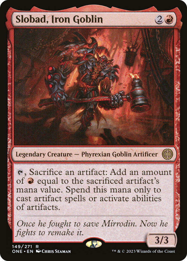 Slobad, Iron Goblin (ONE-149) -  Foil