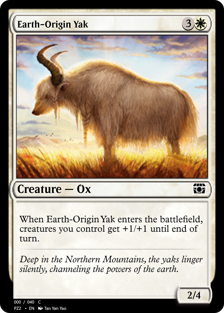 Earth-Origin Yak (PZ2-70821) -  Foil