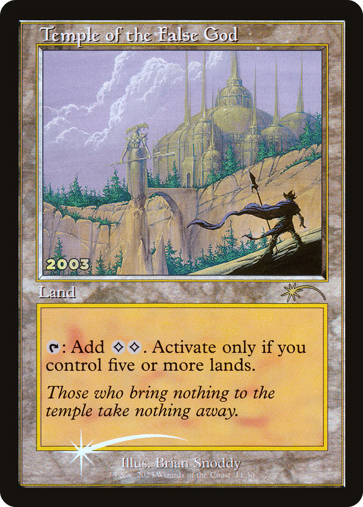 Temple of the False God (30A-P-011) -  Foil