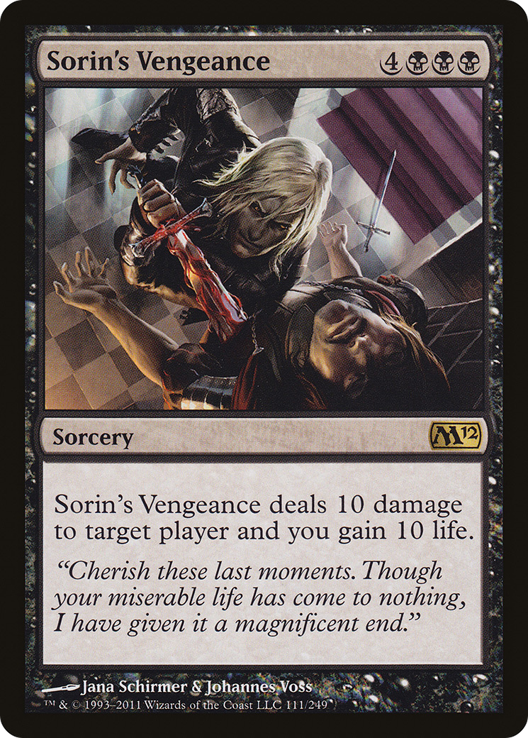 Sorin's Vengeance (M12-111) -  Foil