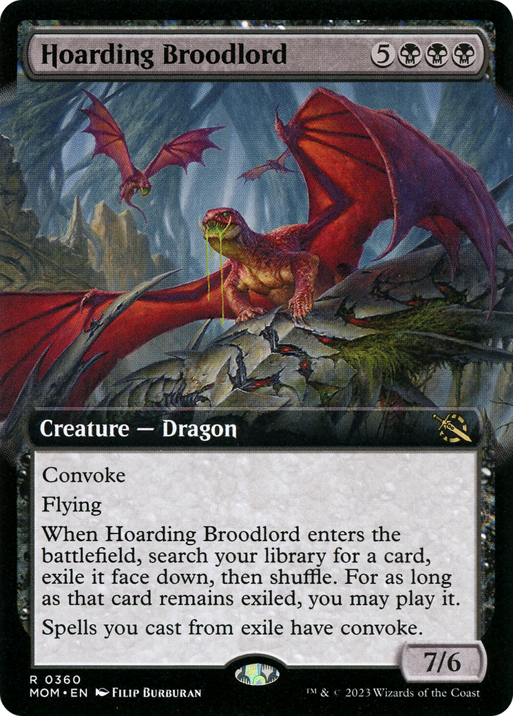 Hoarding Broodlord (MOM-360) - : (Extended Art)