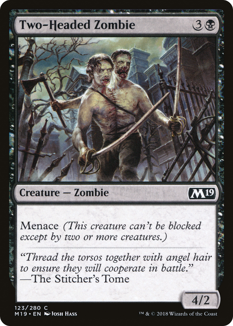 Two-Headed Zombie (M19-123) -