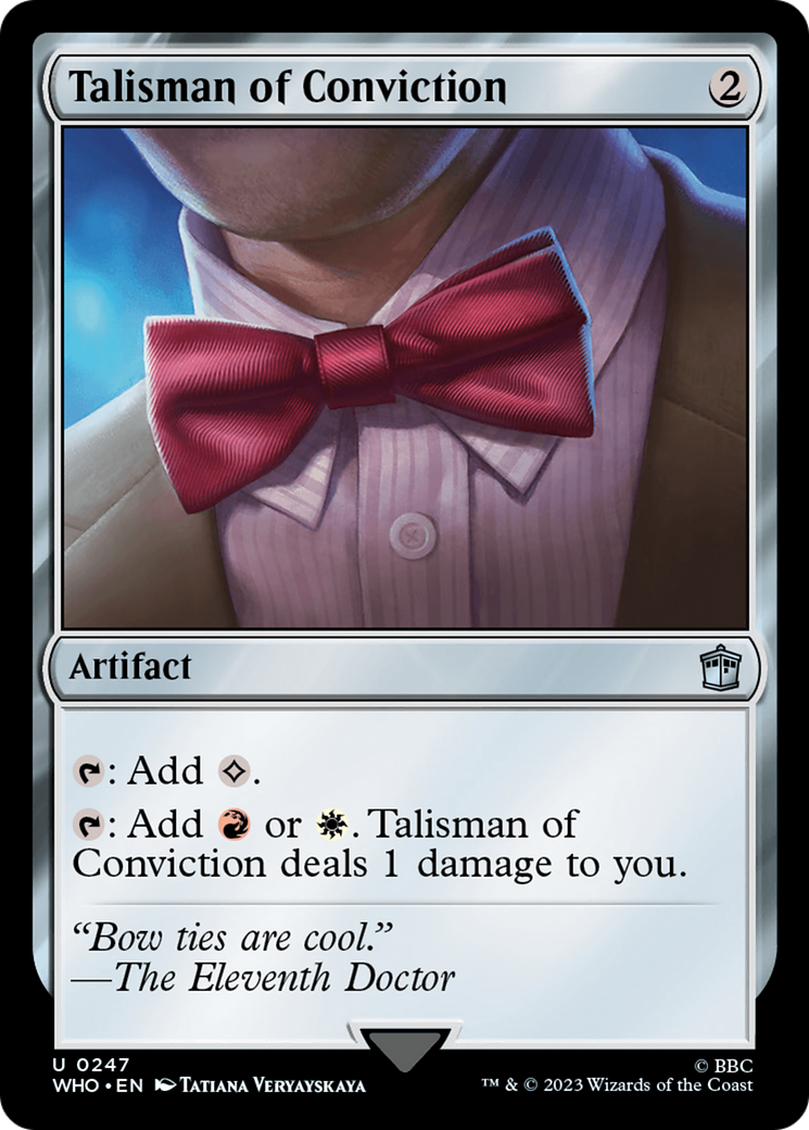 Talisman of Conviction (WHO-247) -  Foil