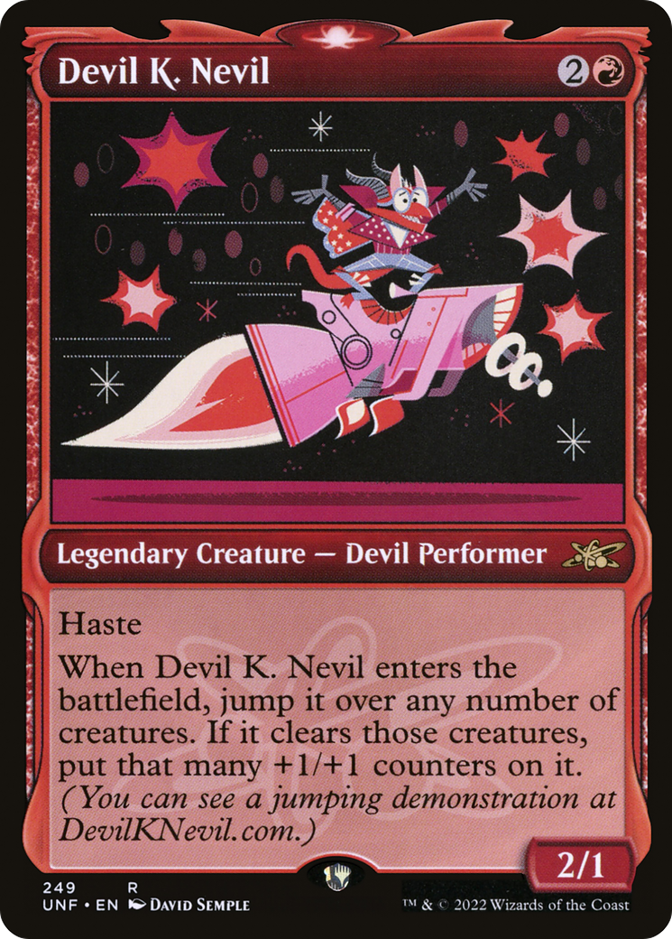 Devil K. Nevil (UNF-249) - : (Showcase) Foil