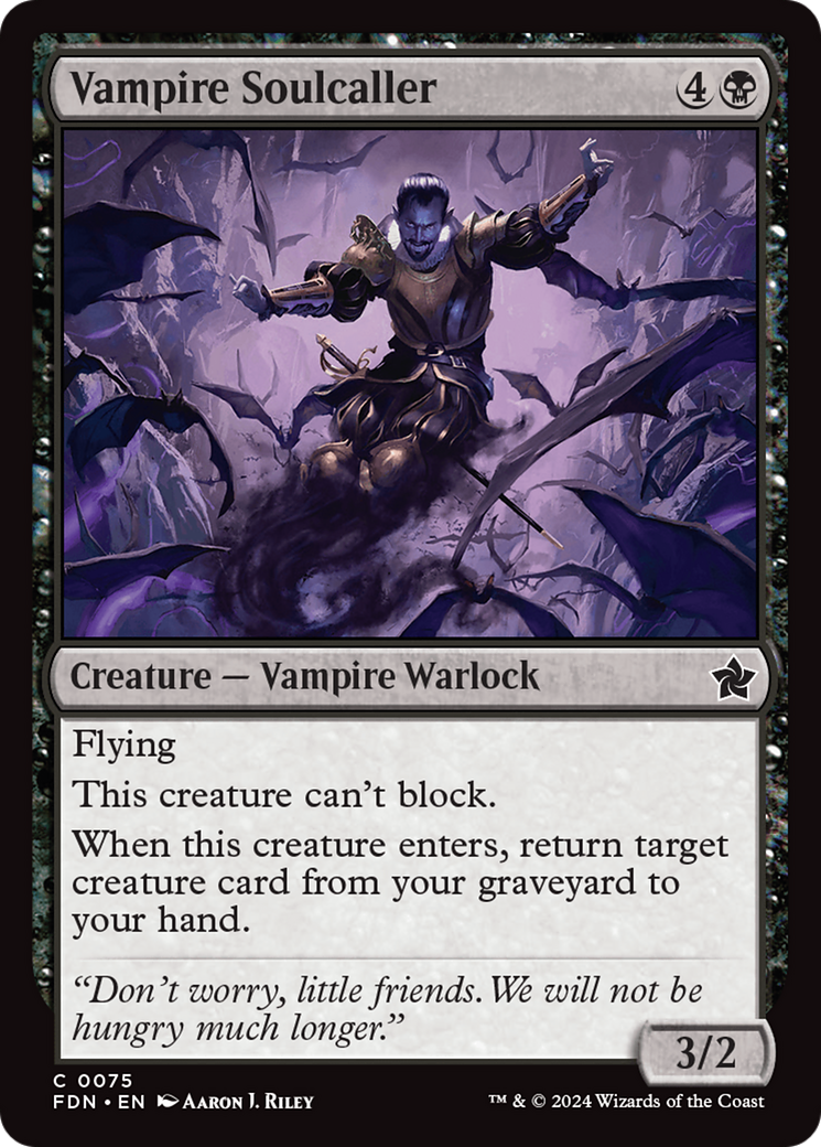 Vampire Soulcaller (FDN-075) -  Foil