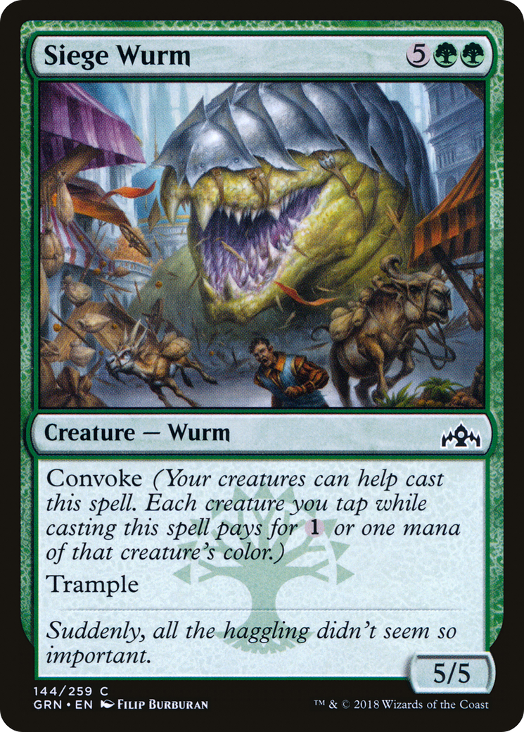 Siege Wurm (GRN-144) -  Foil