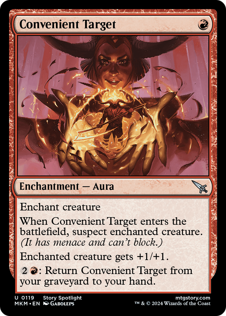 Convenient Target (MKM-119) -  Foil