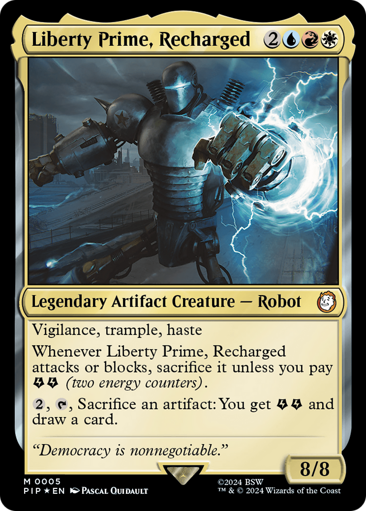 Liberty Prime, Recharged (PIP-005) -  Foil