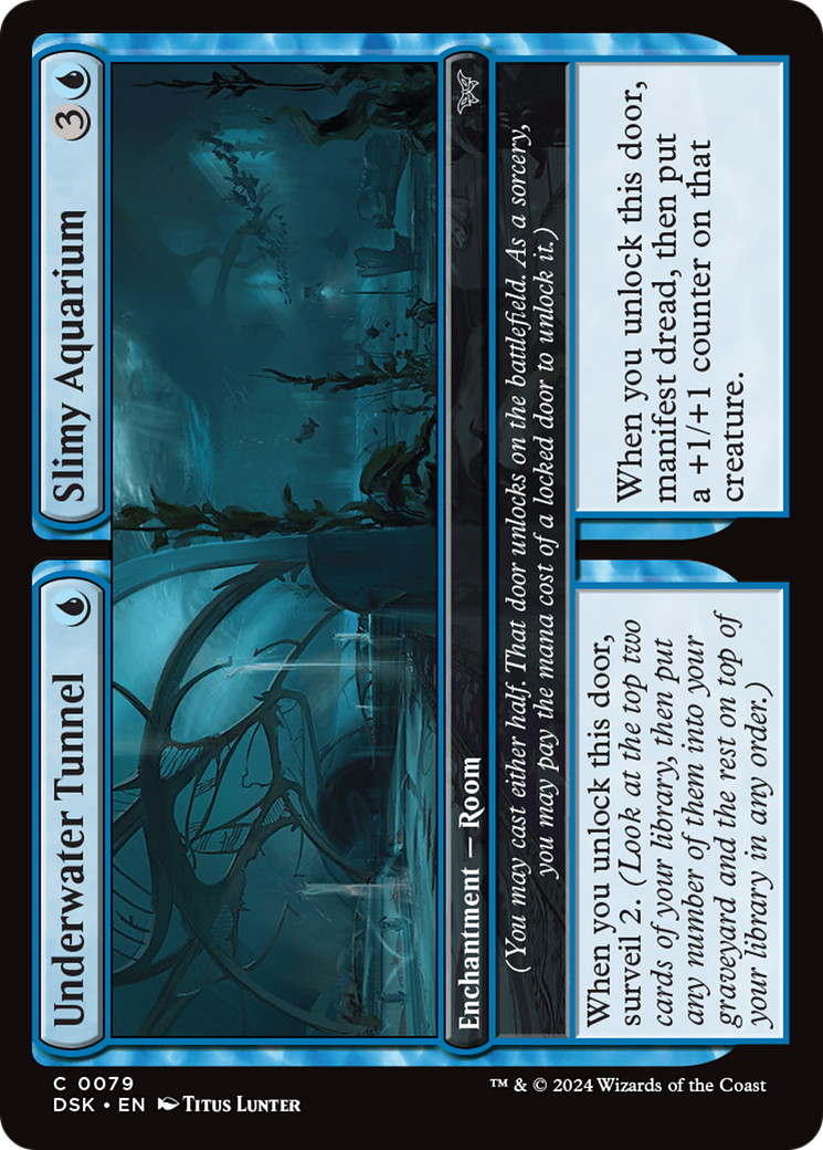 Underwater Tunnel // Slimy Aquarium (DSK-079) -  Foil