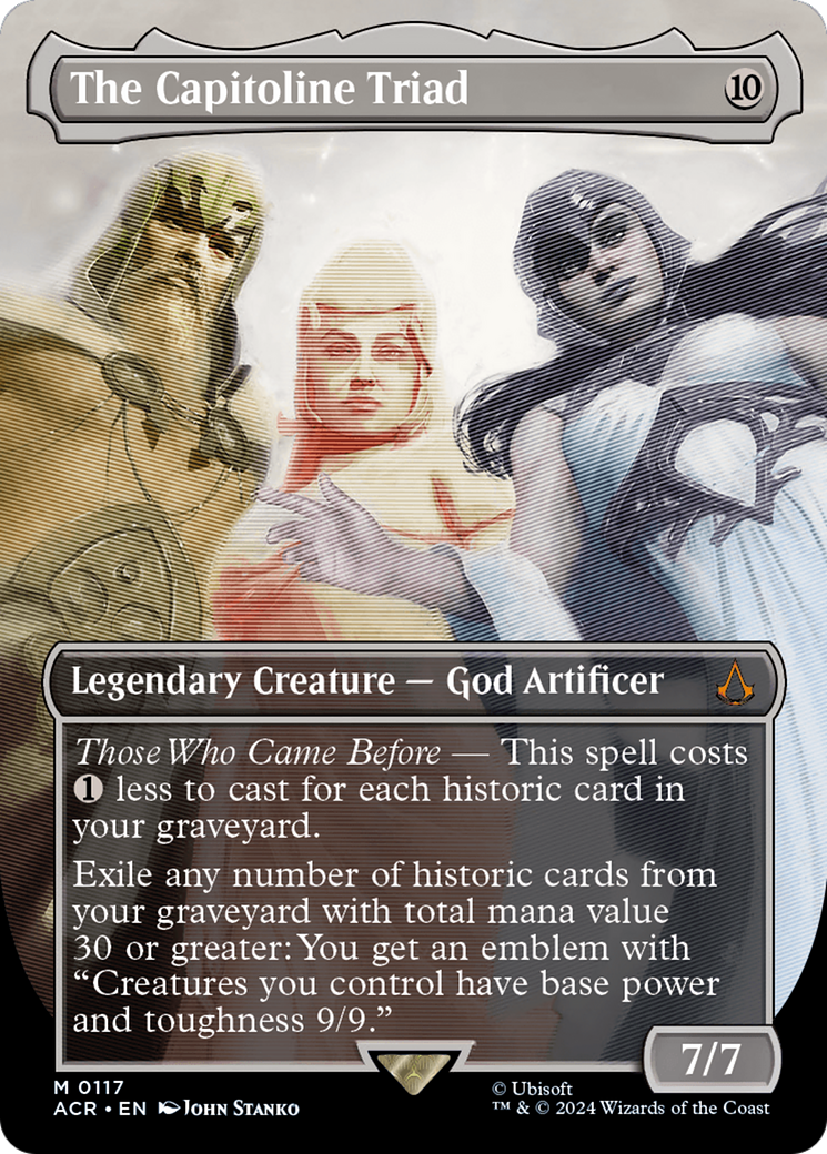 The Capitoline Triad (ACR-117) -  (Borderless) Foil